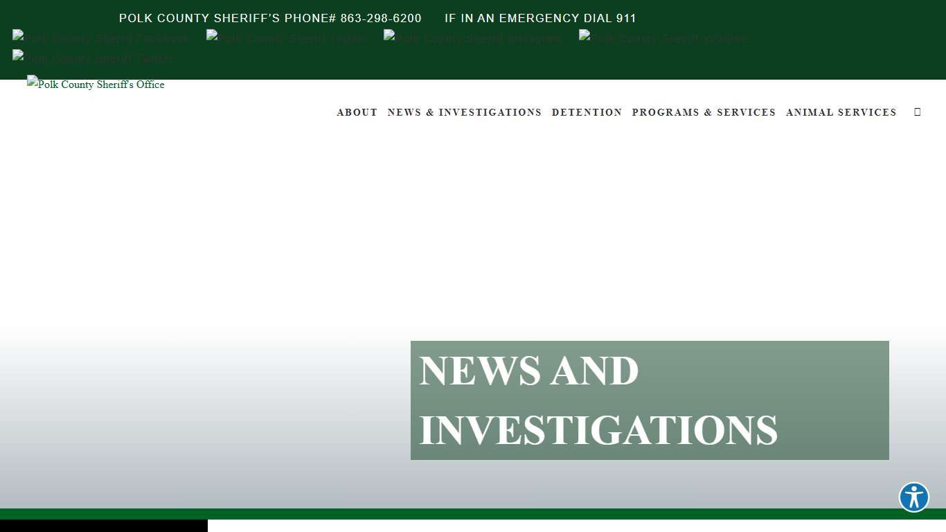 News & Investigations Polk County Sheriff's Office